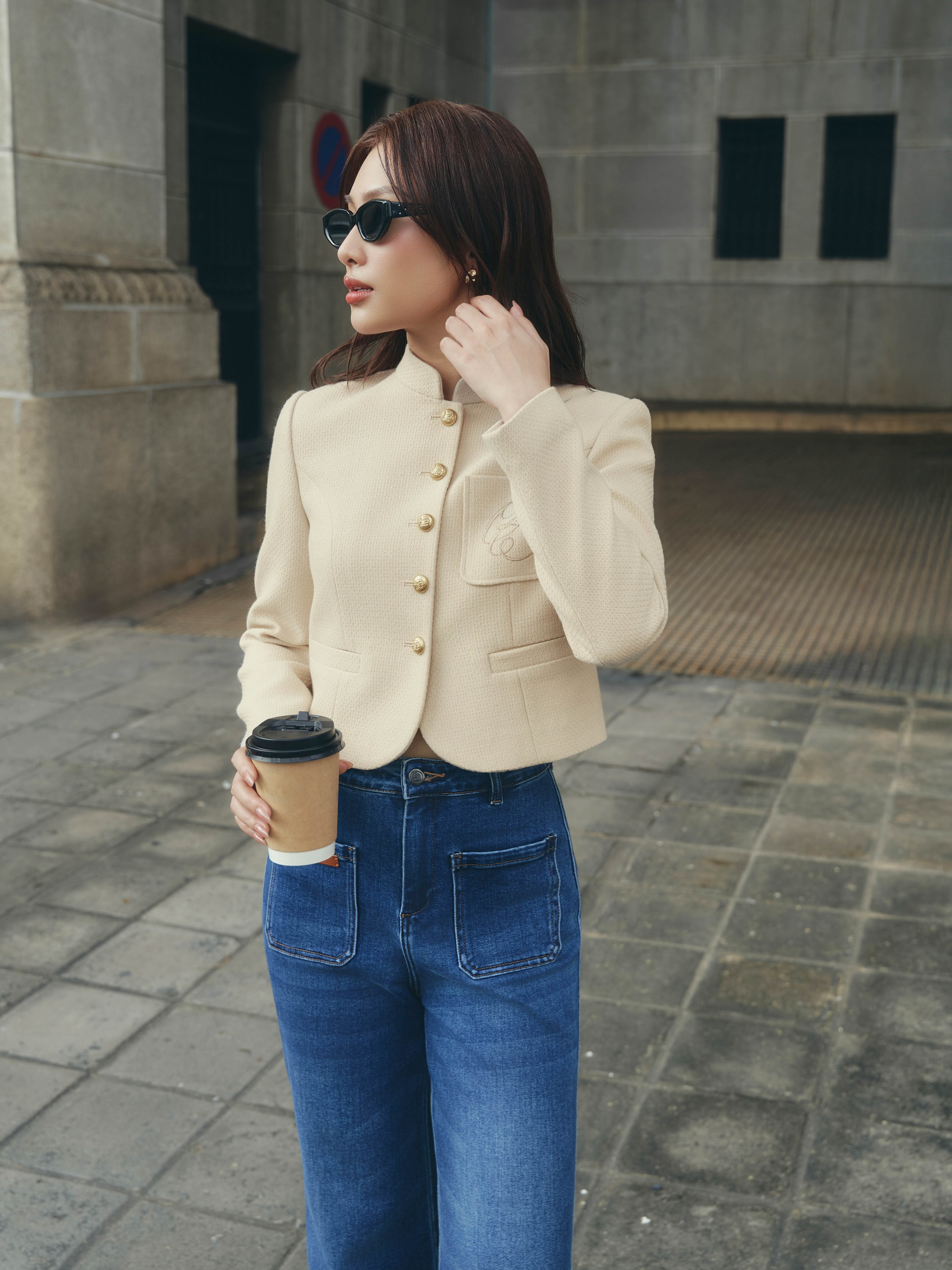 Áo khoác cổ tàu